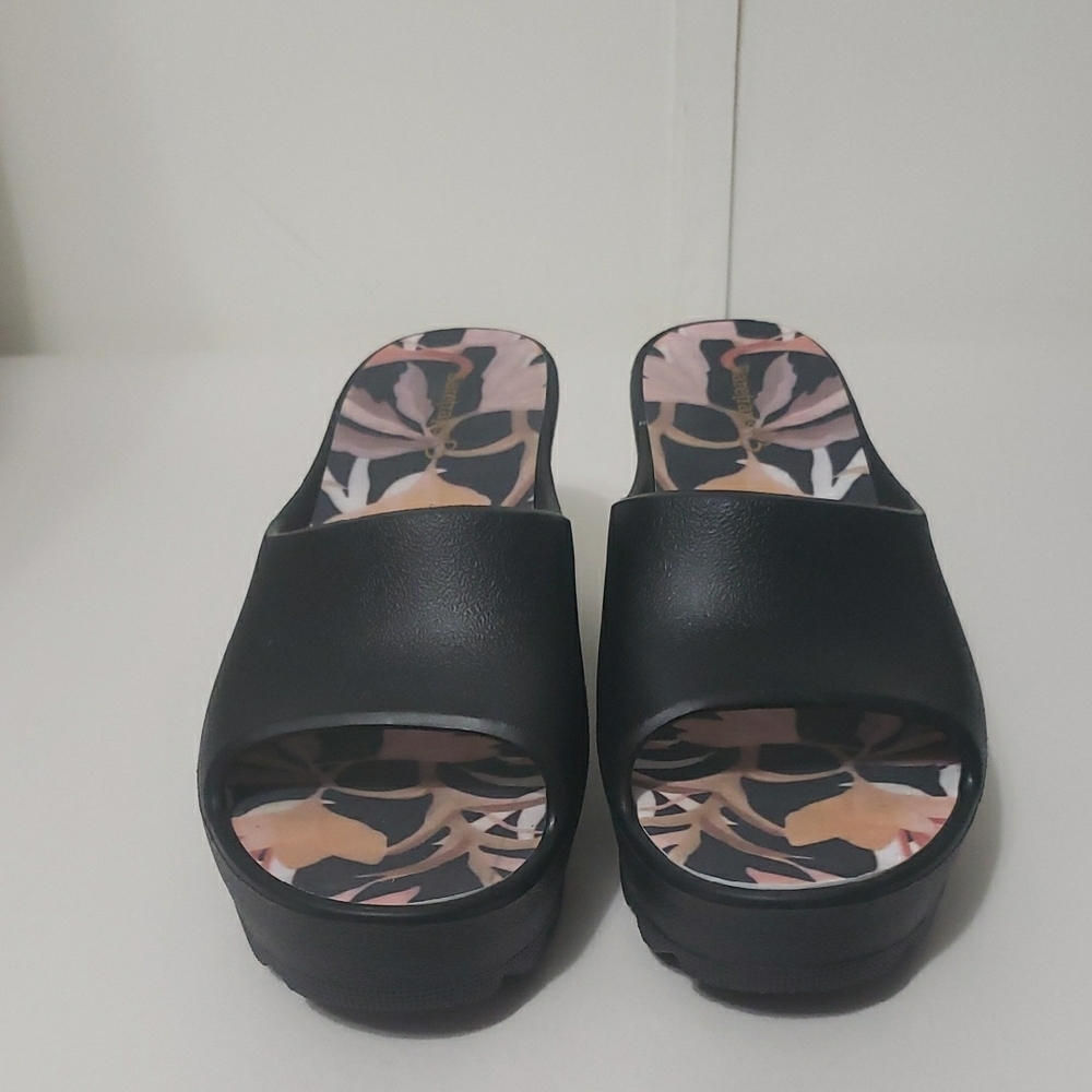 Bare Traps Parvati Blayke‎ Platform Stylish Black Women's Slide Sandals